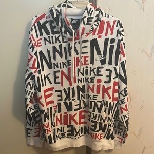 Nike Men's Multicolor Graphic Hoodie (barely worn)